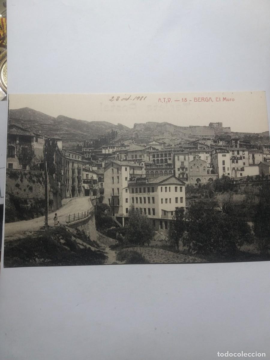Postales: Postal BERGA , El Muro 23 Octubre 1931