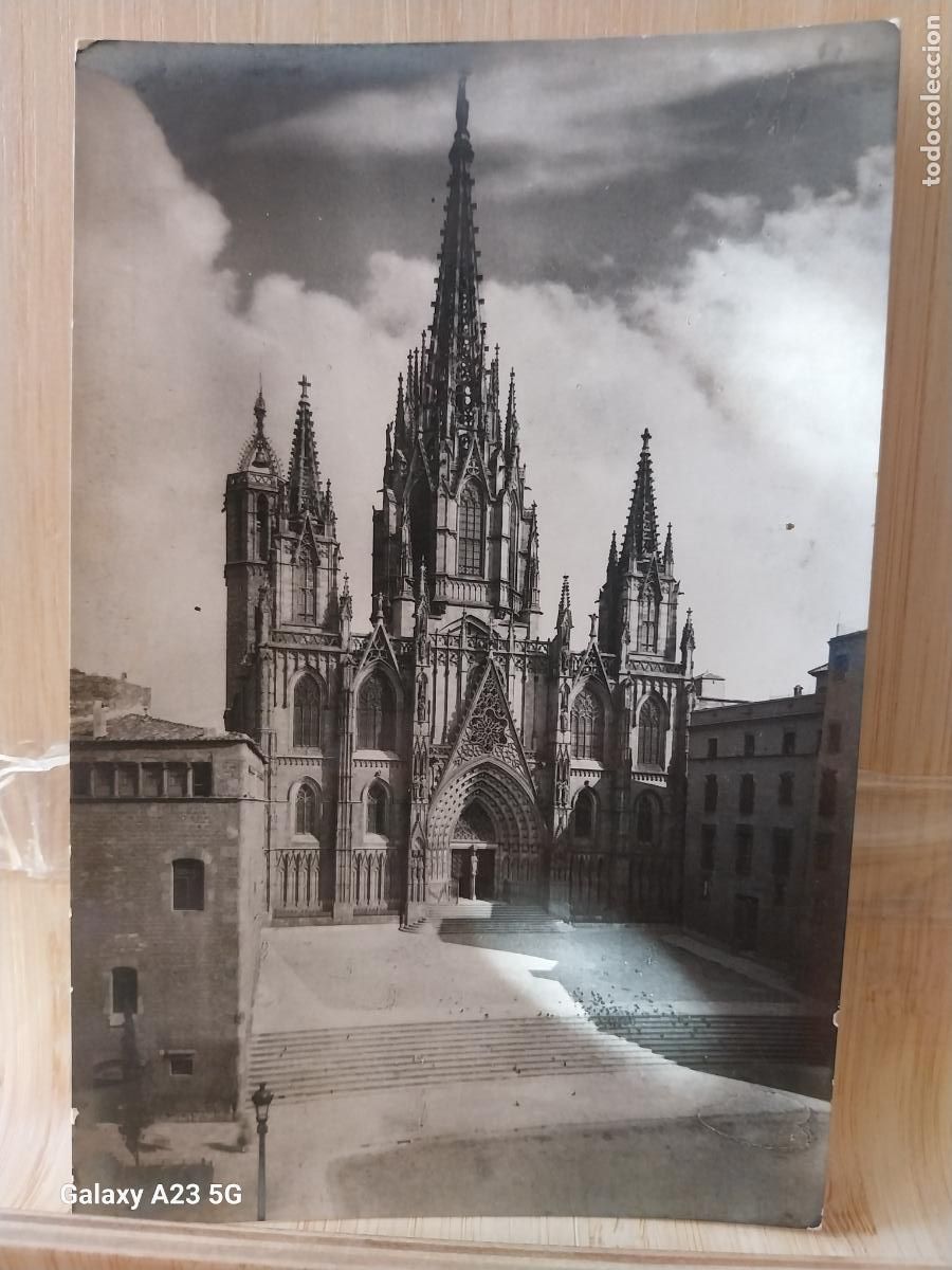 Postales: BARCELONA A&Ntilde;O 1955 CATEDRAL ED SOBERANAS 62 CIRCULADA ANIMADA