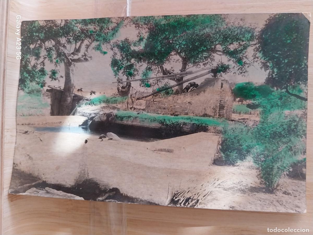 Postales: ALDEA HOSTAL ED JUAN AGUILO CIRCULADA COLOREADA RAREZA NORIA BORRICO