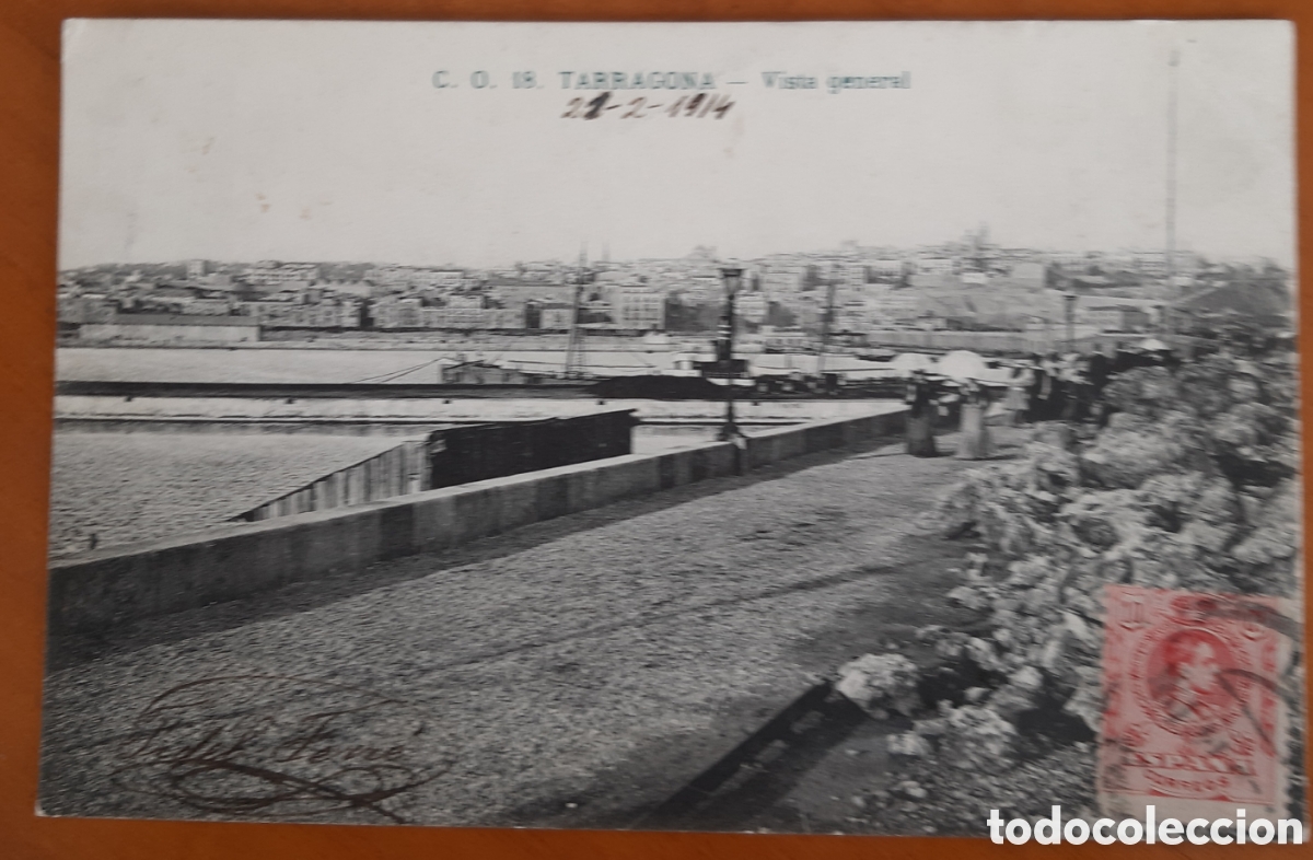 Postales: Postal Tarragona. Vista general. Escrita y circulada. R23A