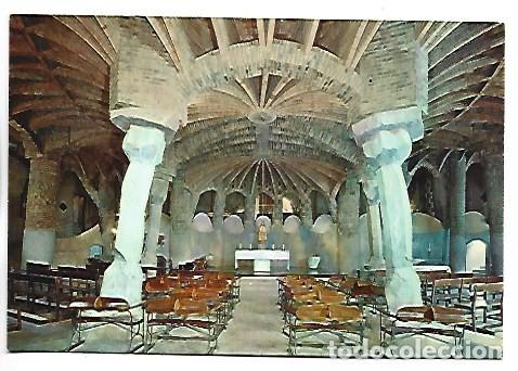 Postales: CRIPTA DE LA COLONIA GUELL, INTERIOR.- SANTA COLOMA DE CERVELLO