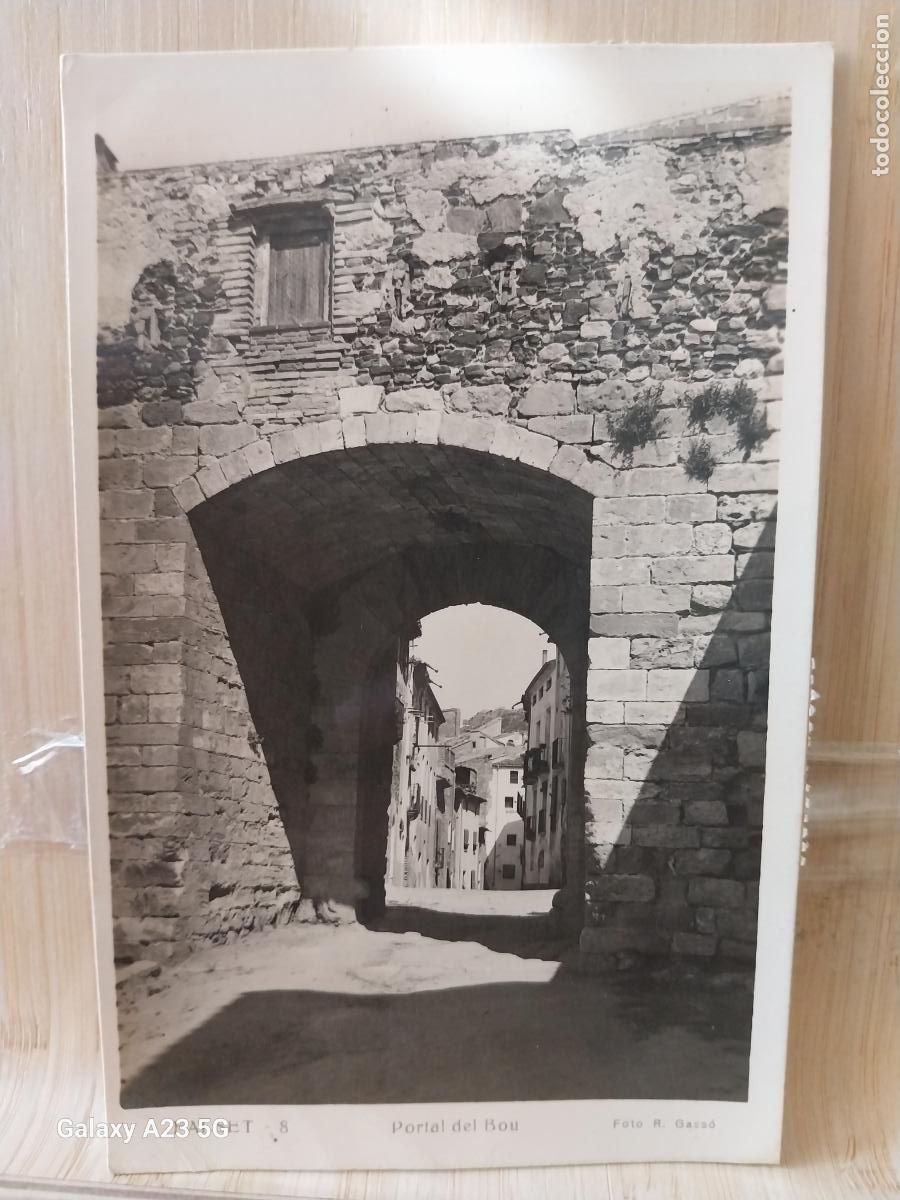 Postales: FALSET PORTAL DEL BOU A&Ntilde;O 1948 ED FOTO R GASS&Oacute; 8 CIRCULADA