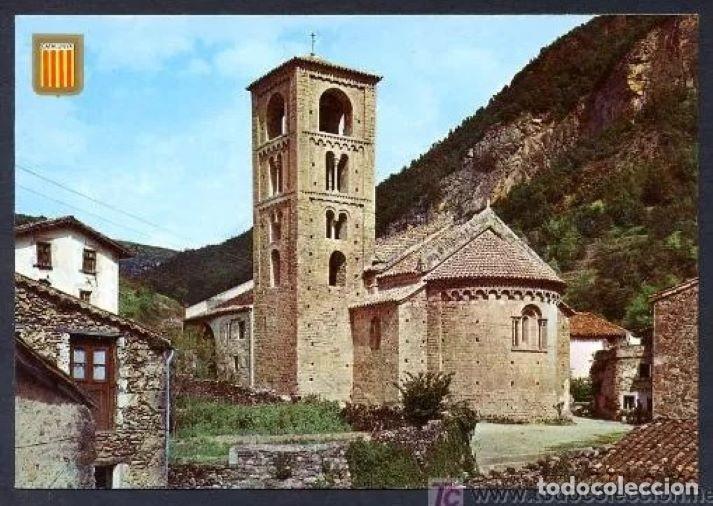 Postkarten: Beget. *Esglesia i Campanar...* Ed. Fisa n&ordm; 1. Nueva.