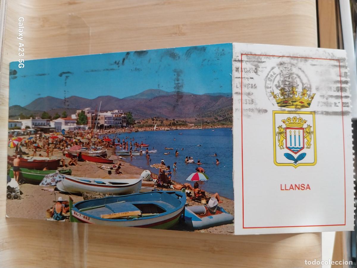 Postales: LLANSA A&Ntilde;O 1973 PLAYA ED DIGASA 141 CIRCULADA SORTEO INSTITUTO PREVISION