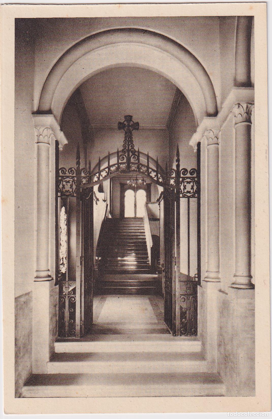 Postales: SABADELL, R.SANTUARIO MARE DE D&Eacute;U DE LA SALUD VESTIBULO AL CAMBRIL - H.FOURNIER - S/C