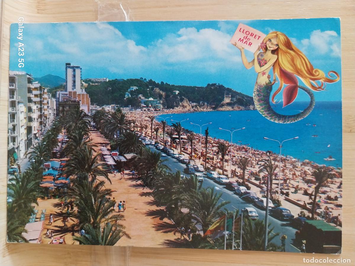 Postales: LLORET DE MAR PASEO ED COSTA URRUCHI 679 SC ORIGINAL ANIMADA COCHES CLASICOS