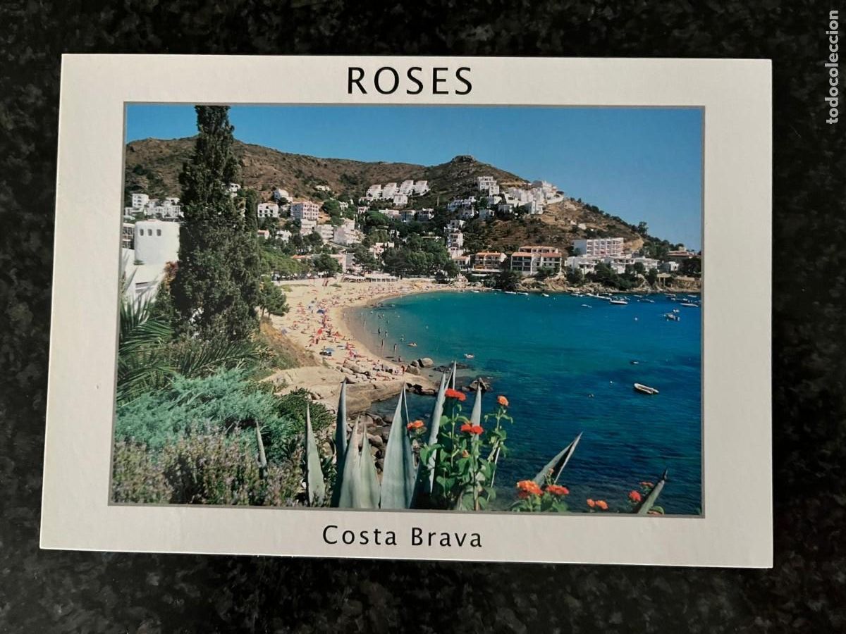 Postales: postal Roses Girona sin circular