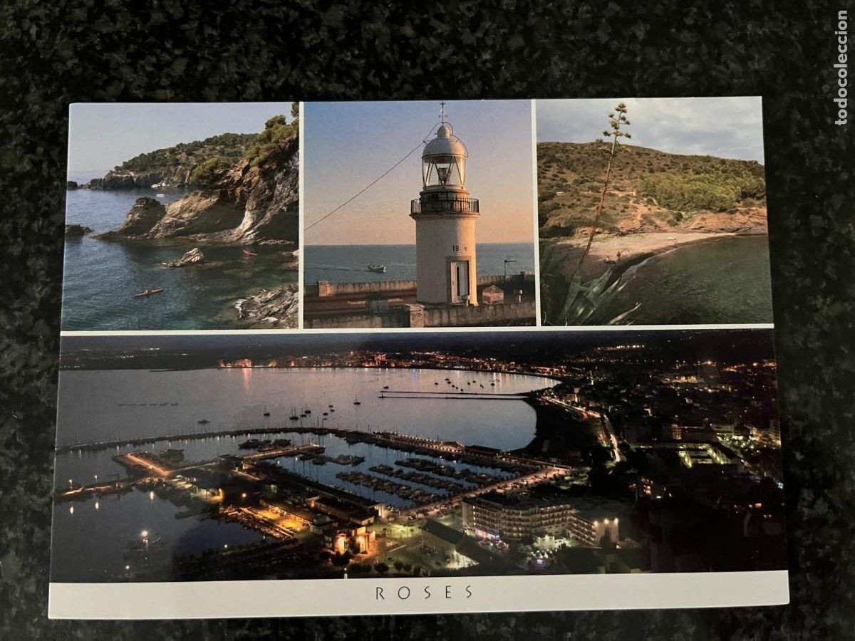 Postales: postal Roses Girona sin circular