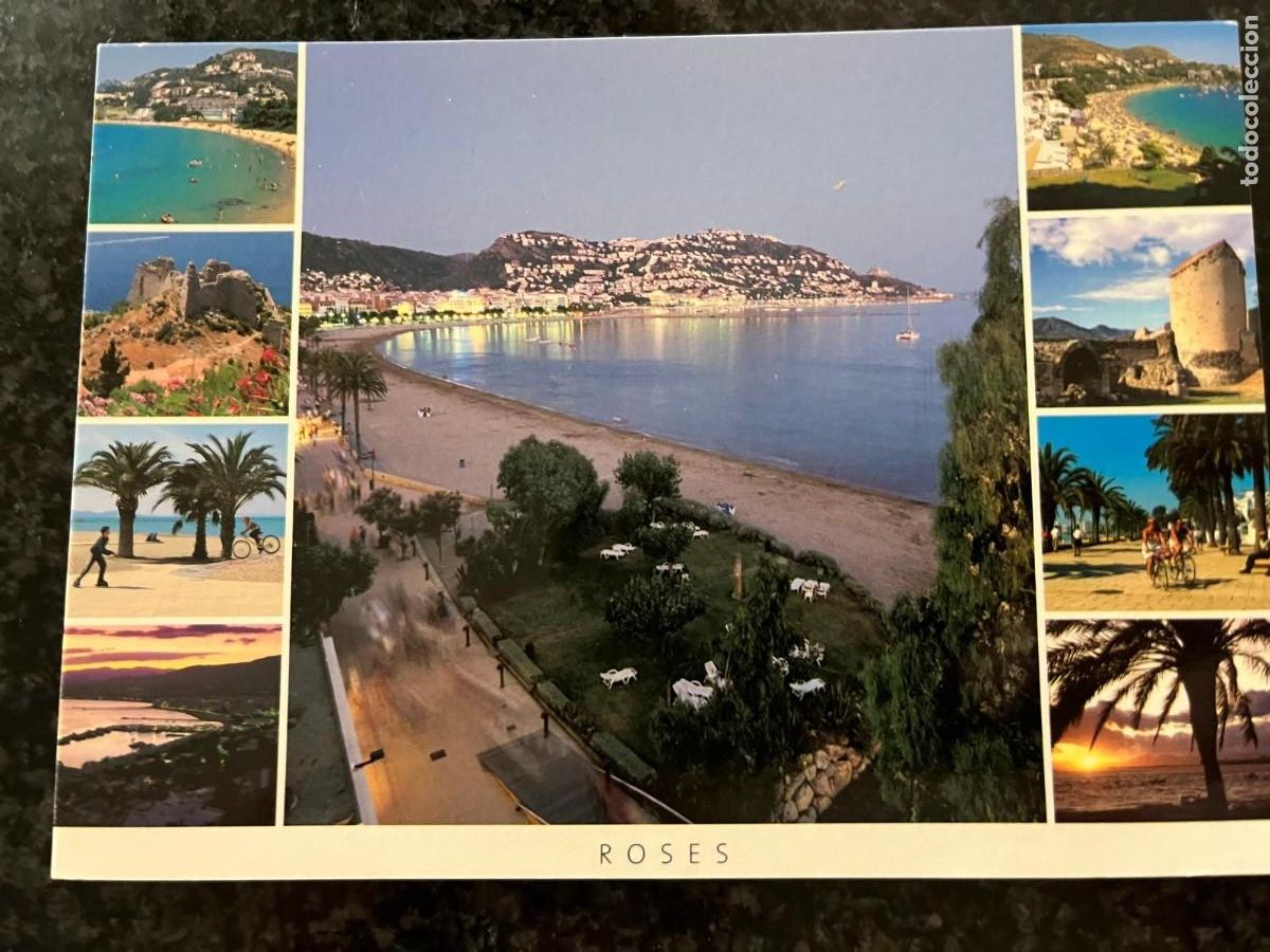 Postales: postal Roses Girona sin circular