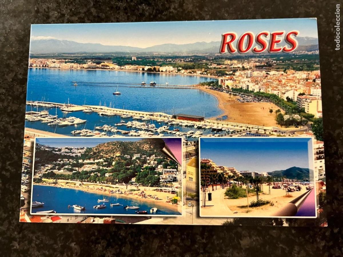 Postales: postal Roses Girona sin circular