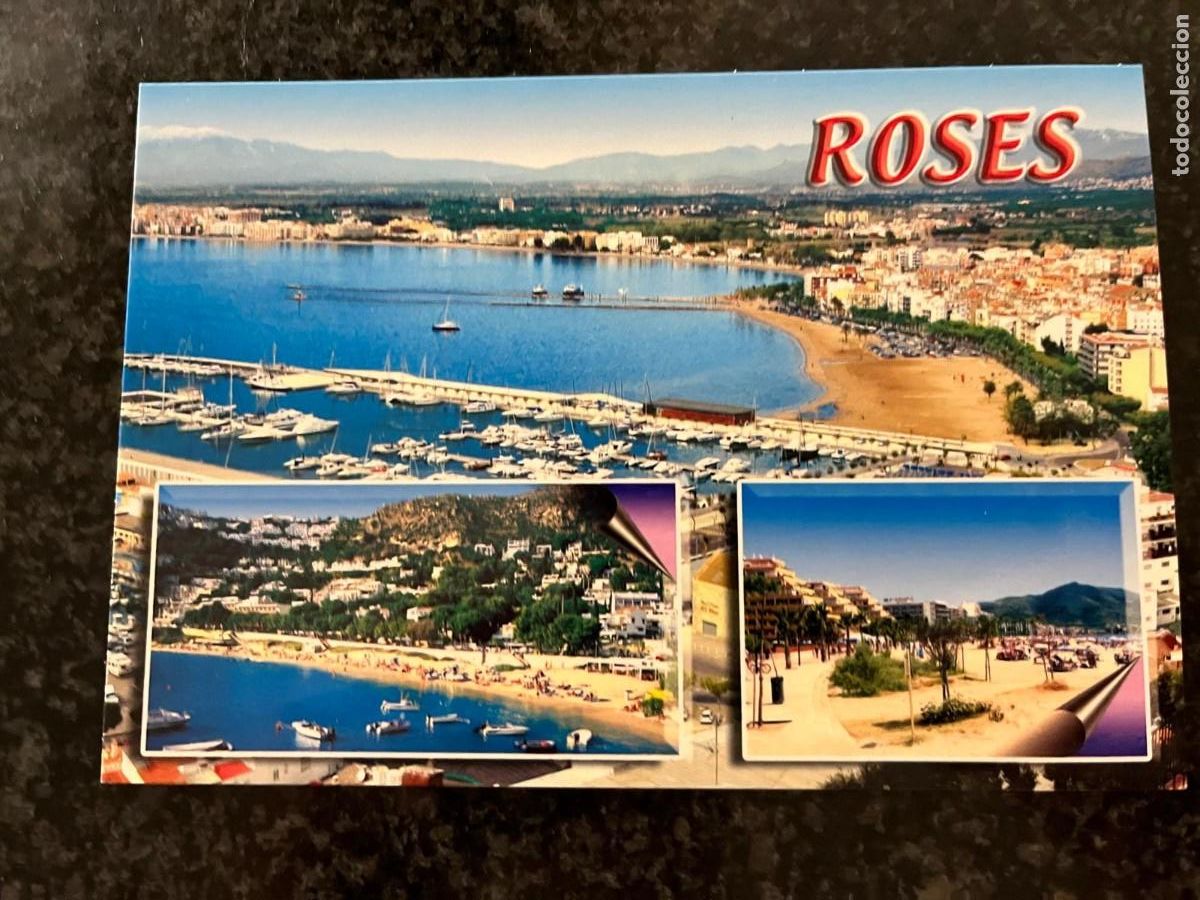 Postales: postal Roses Girona sin circular