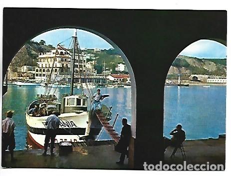 Postales: LA LLEGADA DE LOS PESCADORES.- COSTA DORADA, ARENYS DE MAR