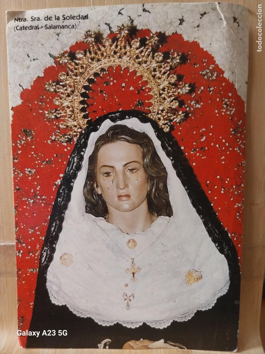 Postales: VIRGEN NTRA SRA SOLEDAD SALAMANCA TARJETA 17.3X11.6CMS