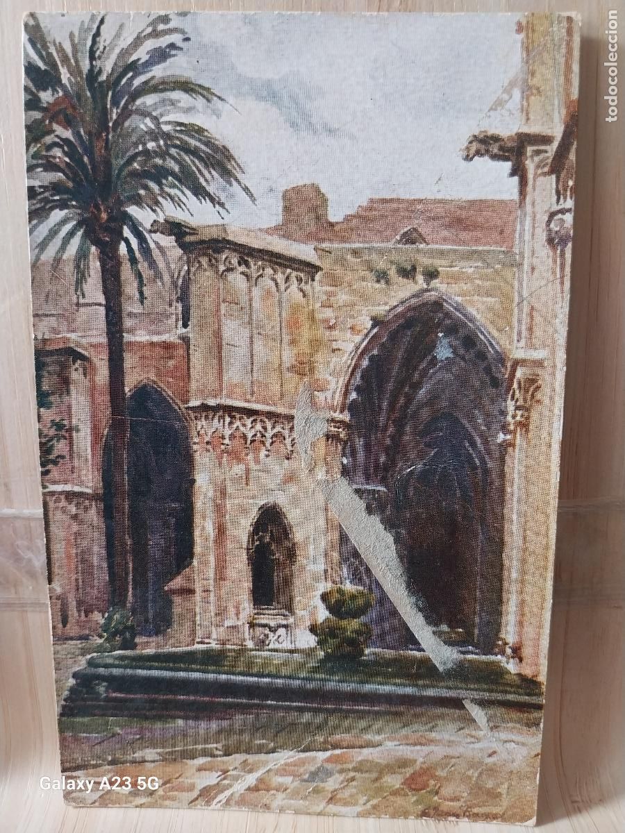 Postales: CATALU&Ntilde;A ARTISTICA CLAUSTROS CATEDRAL ED FENIX COMP 21 SC ORIGINAL