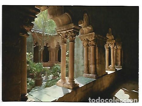 Postales: DETALLE DEL CLAUSTRO, MONASTERIO DE SAN PABLO.- BARCELONA