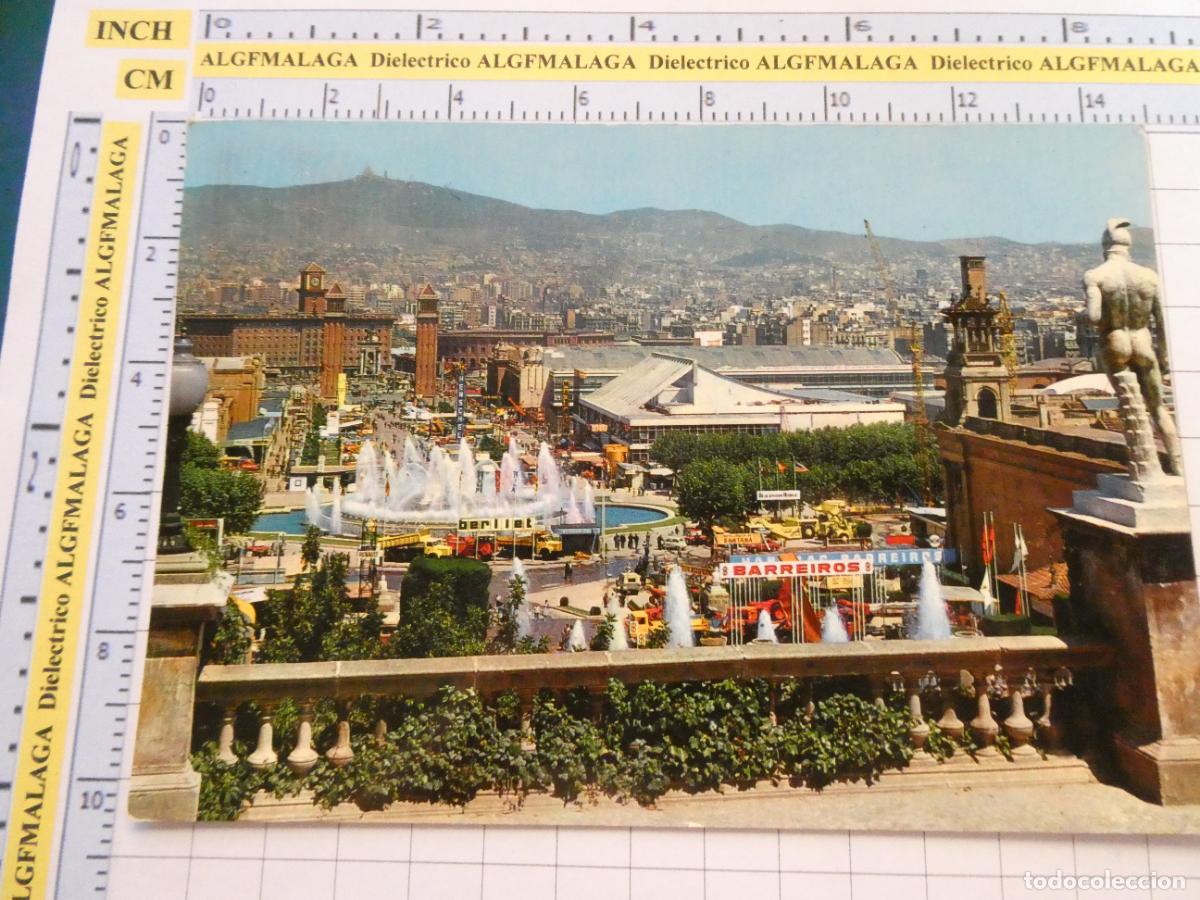 Postales: POSTAL DE BARCELONA. A&Ntilde;O 1963. FERIA MUESTRAS TIBIDABO CAMIONES BARREIROS BERLIET. 232 BEASCOA. 564