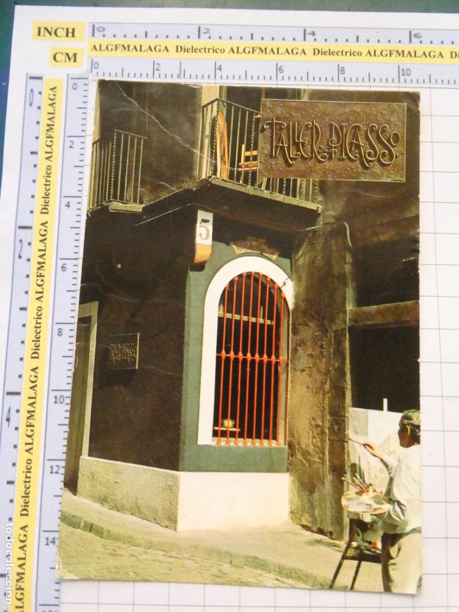 Postales: POSTAL DE BARCELONA. A&Ntilde;O 1971. PRIMER ESTUDIO PABLO RUIZ PICASSO., PINTOR. SALA ARTE TALLER PIC. 568