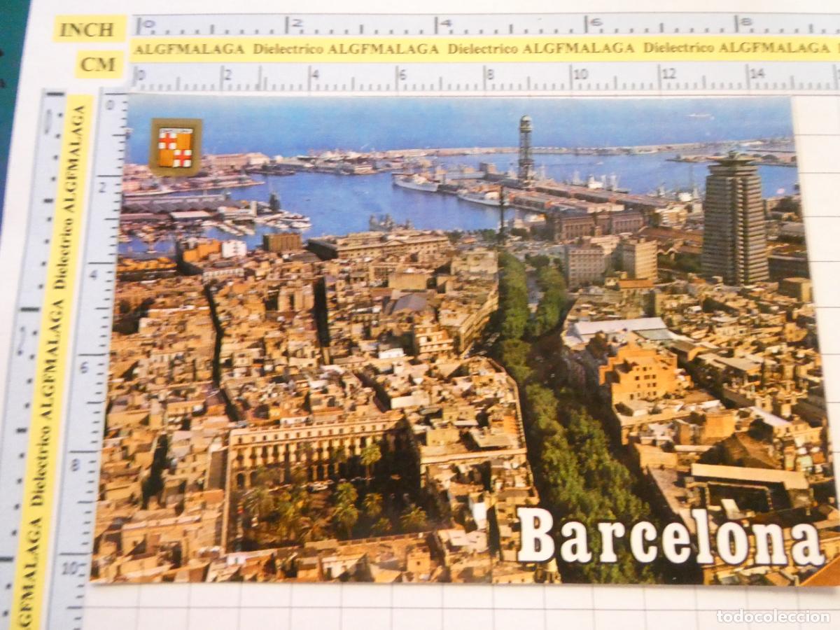 Postales: POSTAL DE BARCELONA. A&Ntilde;O 1976 VISTA AEREA DEL PUERTO 127 ESCUDO ORO. 572