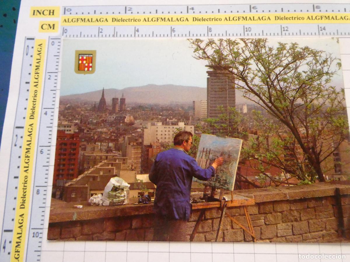 Postales: POSTAL DE BARCELONA. A&Ntilde;O 1981 VISTA GENERAL PINTOR ARTISTA 477 ESCUDO ORO. 574