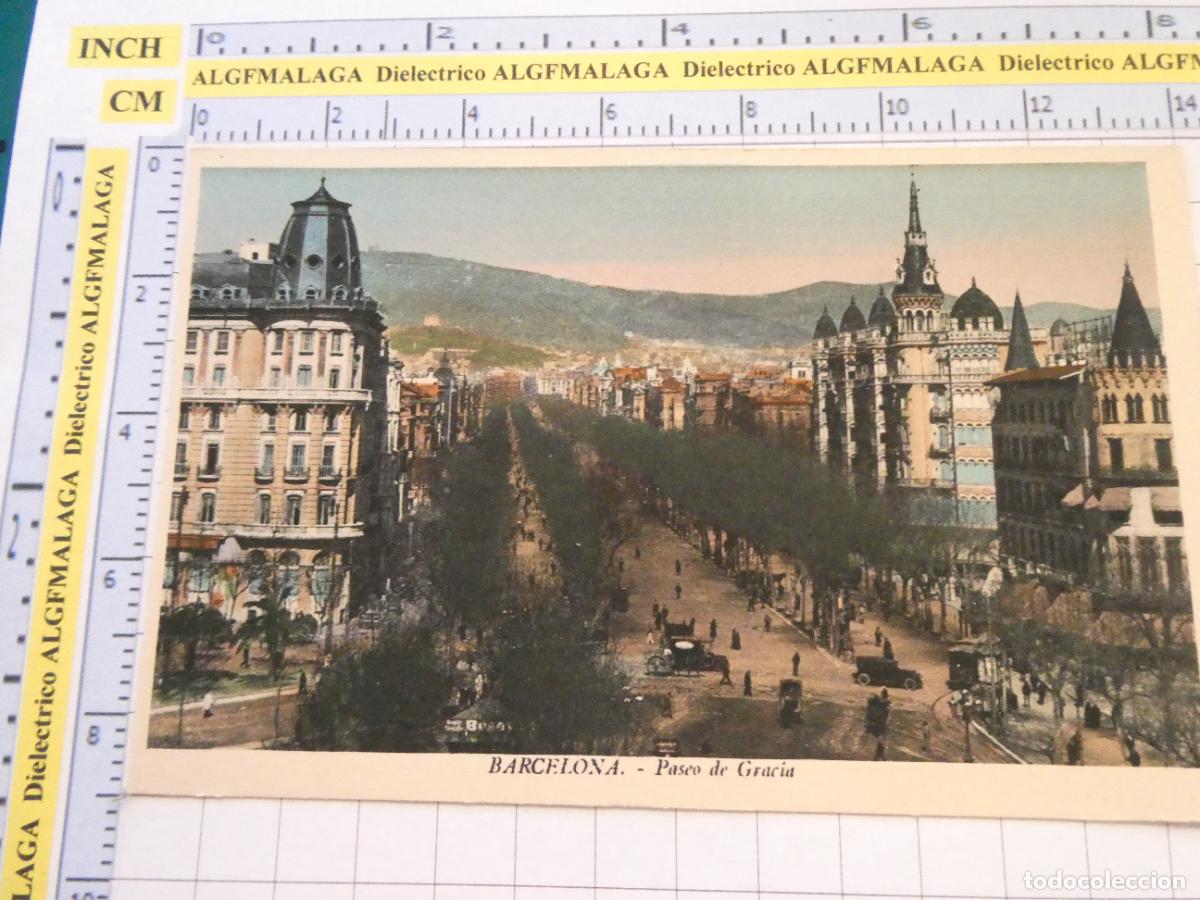 Postales: POSTAL DE BARCELONA. A&Ntilde;OS 10 30. PASEO DE GRACIA. ROISIN. 587