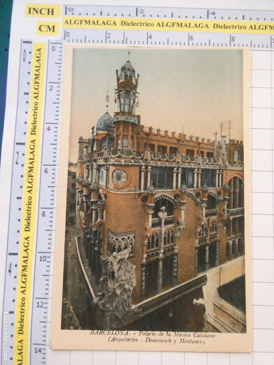 Postales: POSTAL DE BARCELONA. A&Ntilde;OS 10 30. PALACIO DE LA M&Uacute;SICA CATALANA . ROISIN. 588