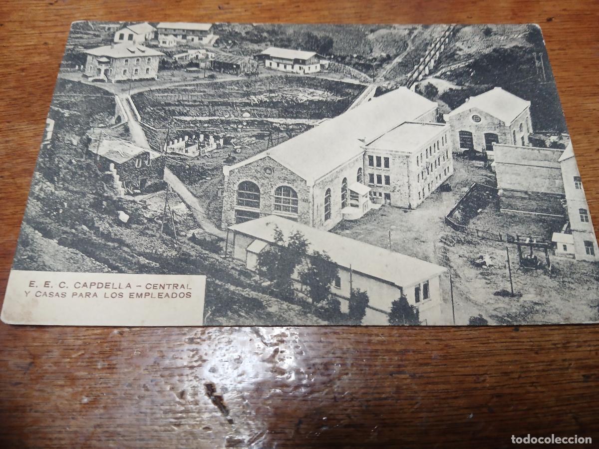 Postales: postal e.e.c. capdella, cabdella, central y casas para los empleados