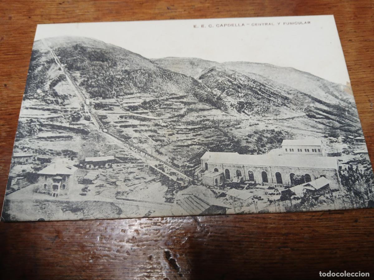Postales: postal e.e.c. capdella, cabdella, central y funicular