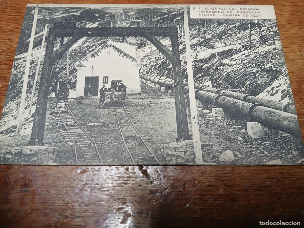 Postales: postal e.f.c. capdella, cabdella, estacion intermedia del funicular