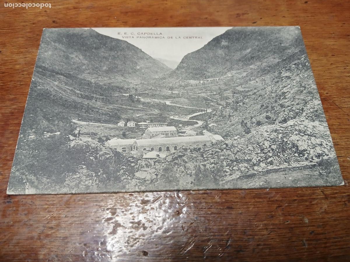 Postales: postal e.e.c. capdella, cabdella, vista panoramica de la central