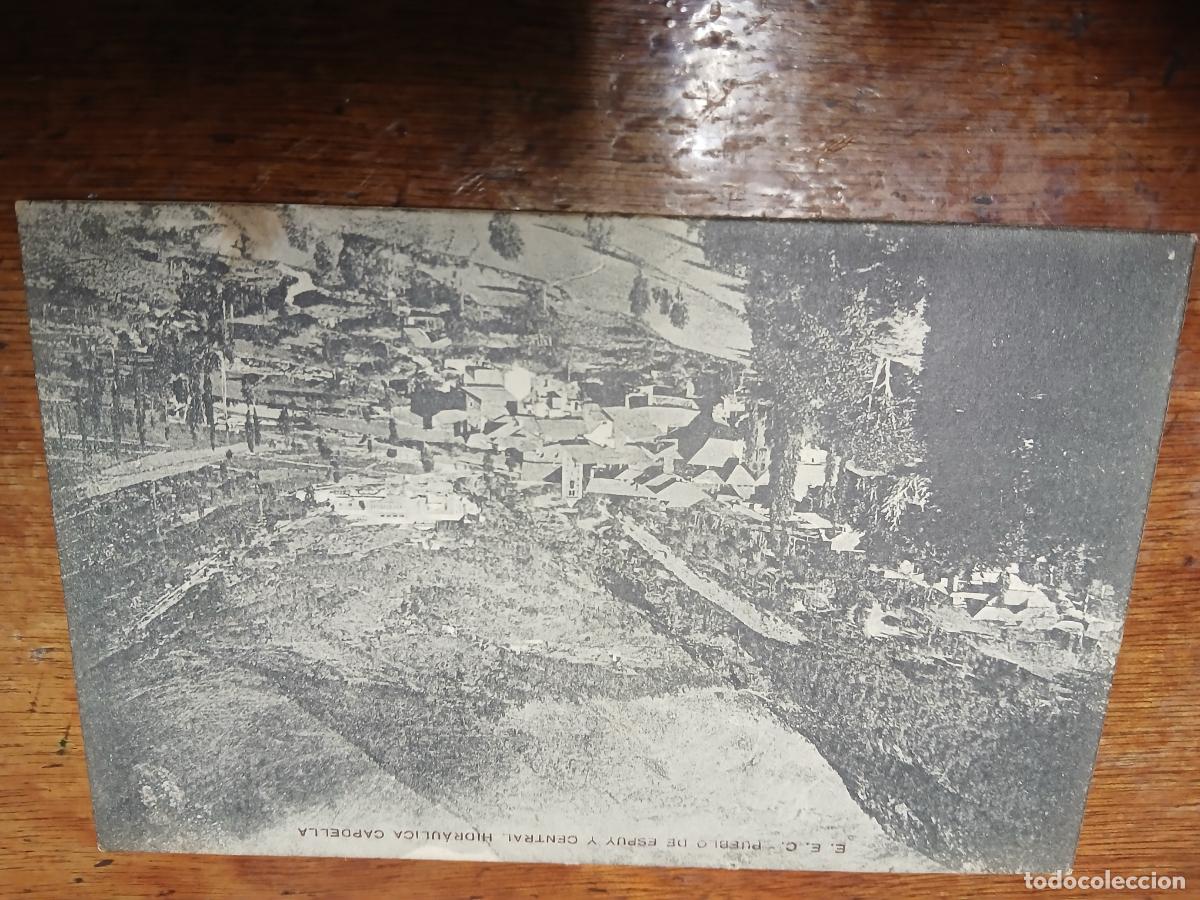 Postales: postal e.e.c. pueblo de espuy y central hidraulica capdella, cabdella