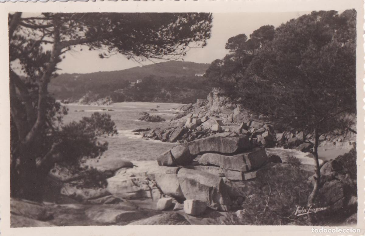 Postales: SANT ANTONI DE CALONGE (GIRONA) PLAYA DE ROSAS PLANAS - COL.VISTAS FOTO PUIGNAU - CIRCULADA 1954