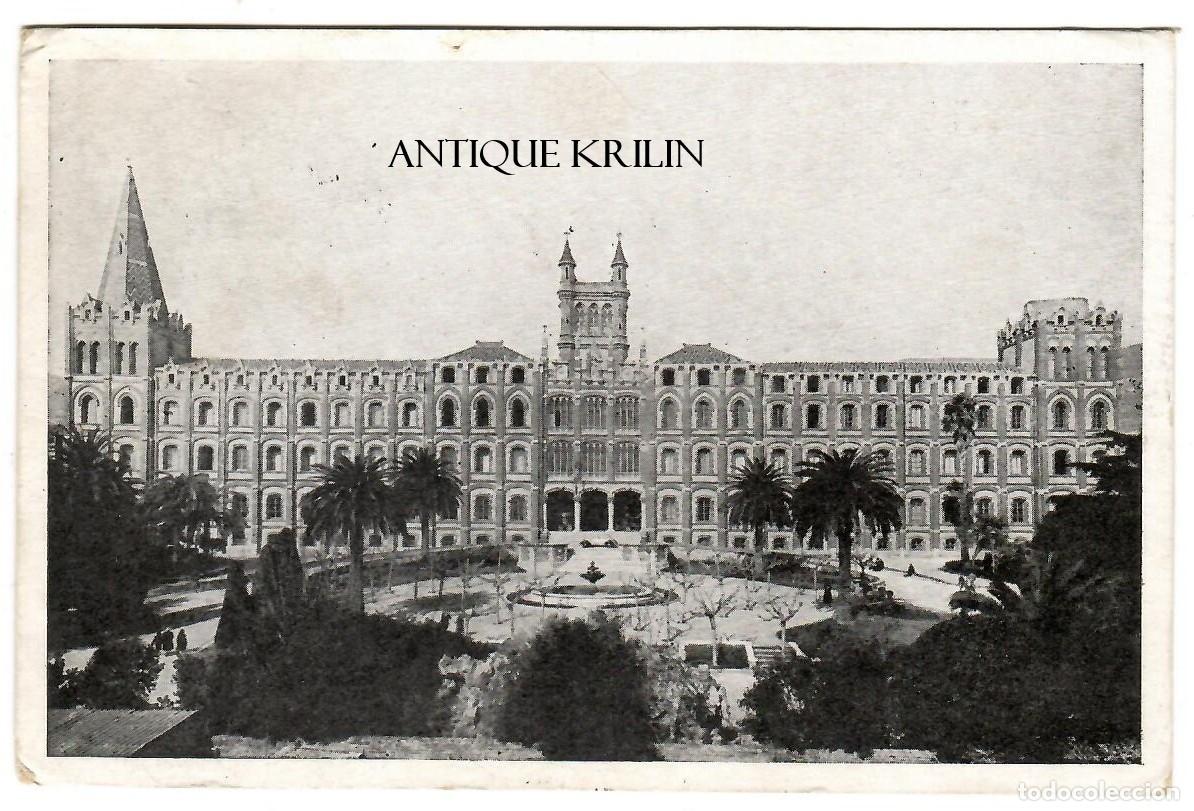 Postales: BARCELONA / COLEGIO DE SAN IGNACIO (SARRIA) / FRANQUEADA