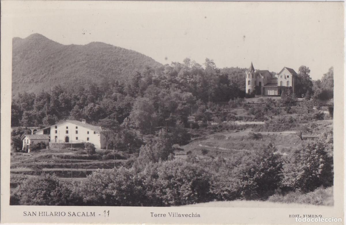 Postales: SANT HILARI SACALM (GIRONA) TORRE VILLAVECHIA &ndash; EDIT.XIMENO N&ordm;11 &ndash; CIRCULADA