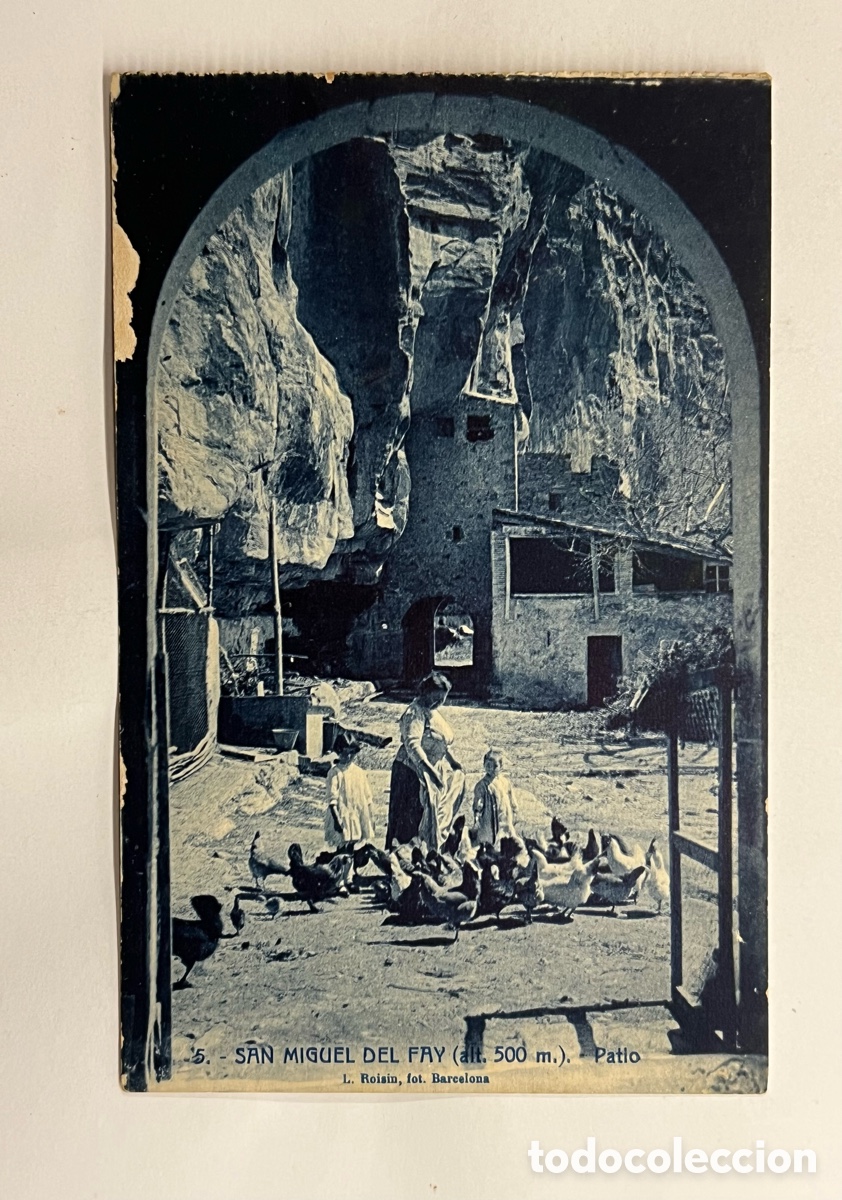 Postales: SAN MIGUEL DEL FAY (Barcelona) Postal animada. No.5, Patio.. Foto Roisin (a.1926) circulada