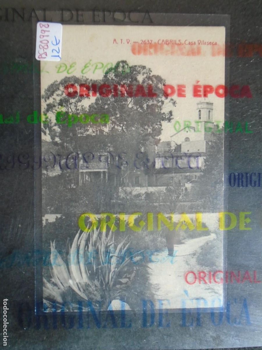 Postales: (PS-80998)POSTAL DE CABRILS-CASA VILASECA.A.T.V.2637