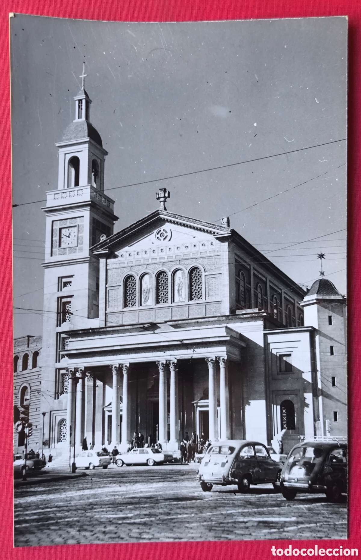 Postales: BARCELONA ESGL&Eacute;SIA MARE DE DEU DE LA BONANOVA SANT GERVASI POSTAL FOTOGR&Aacute;FICA CUY&Aacute;S C. 1955
