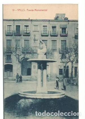 Postales: ANTIGUA POSTAL 19 VALLS FUENTE MONUMENTAL MASDEU VALLS 8970 FOTOTIPIA THOMAS