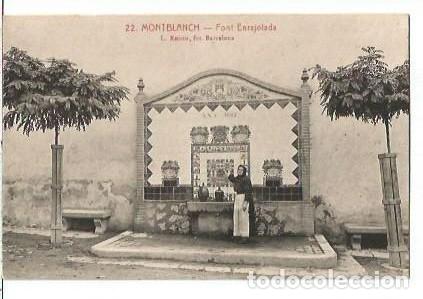 Postales: ANTIGUA POSTAL 22 MONTBLANCH FONT ENRAJOLADA L ROISINEDICIO JOSEPH CARTANA CASA CALAMANDA