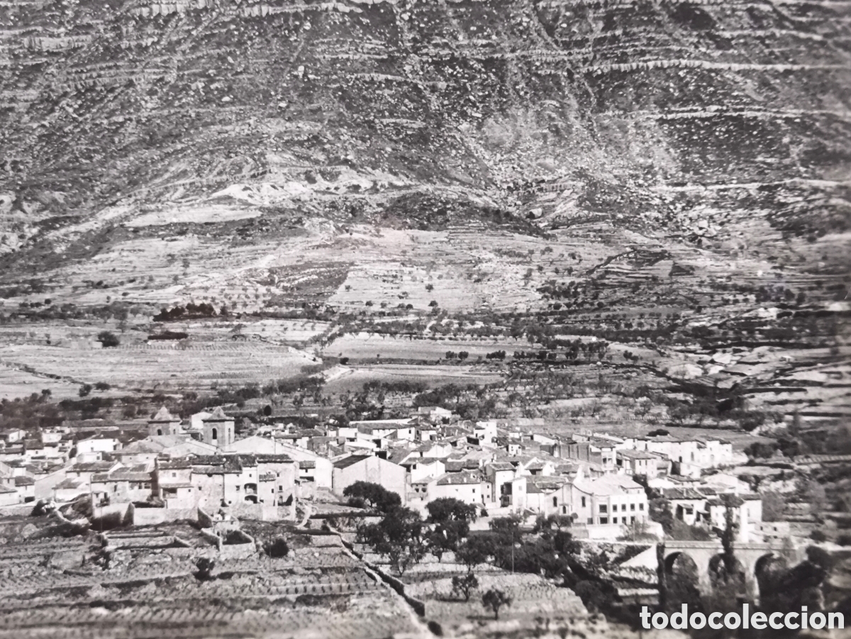 Postais: CORNUDELLA MONTSANT AL FONS POSTAL FOTOGR&Aacute;FICA TARRAGONA C. 1955
