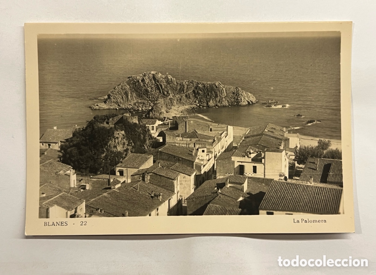 Postales: BLANES (Girona) Postal No.22, La Palomera&hellip; sin datos editor (a.1947) circulada