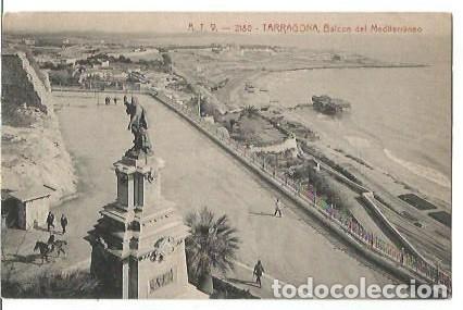 Postales: ANTIGUA POSTAL A T V 2180 TARRAGONA BALCON DEL MEDITERRANEO
