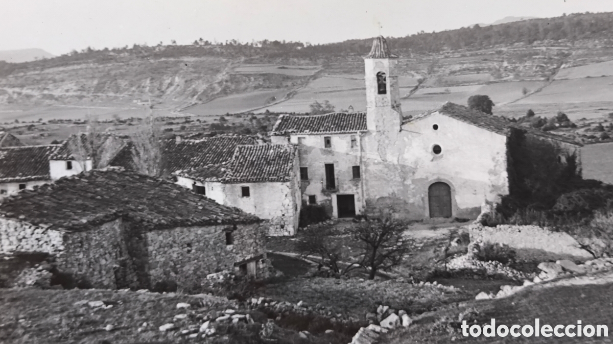 Postales: LA MUSSARA ESGL&Eacute;SIA SANT SALVADOR POSTAL FOTOGR&Aacute;FICA FOT. TOST VILAPLANA TARRAGONA C. 1955
