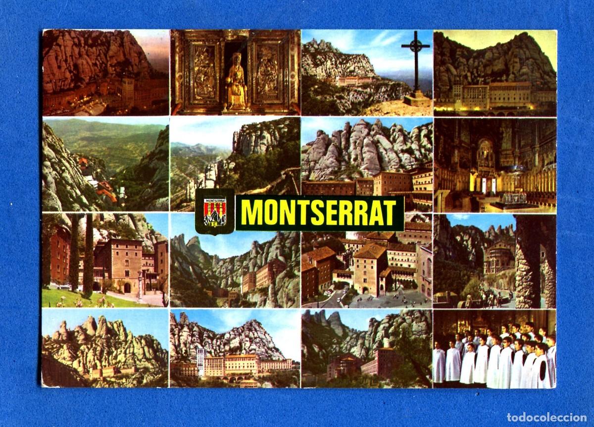 Postales: POSTAL SIN CIRCULAR MONSERRAT 110 BARCELONA EDITA ESCUDO DE ORO