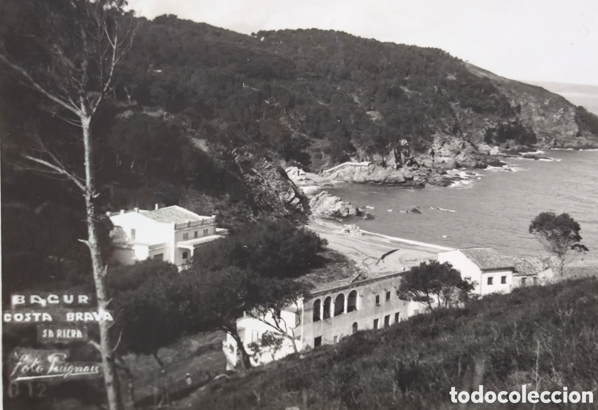 Postales: BAGUR SA RIERA POSTAL FOTOGR&Aacute;FICA FOT. PUIGNAU COSTA BRAVA GIRONA C. 1955