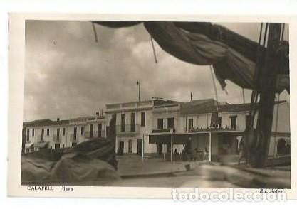 Postales: ANTIGUA POSTAL CALAFELL PLAYA ED SOLER ESCRITA