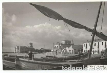 Postales: ANTIGUA POSTAL CALAFELL PLAYA VISTA PARCIAL ESCRITA 1954