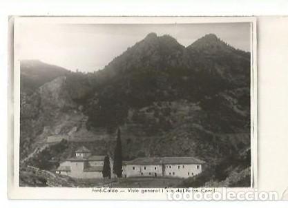 Postales: ANTIGUA POSTAL FONT CALDA VISTA GENERAL Y VIA DEL FERROCARRIL TARRAGONA