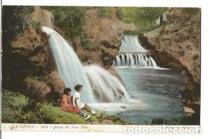 Postales: ANTIGUA POSTAL LA CENIA SALT I PRESA DE SANT PERE L ROISIN EDICIO JOSE VERGE PERTEGAS