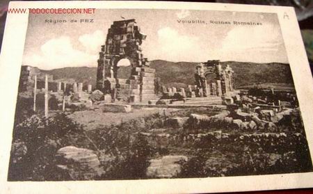 Postales: ANTIGUA POSTAL DE FEZ  - RUINAS ROMANAS - Foto 1