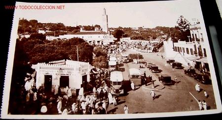 Postales: ANTIGUA POSTAL DE TANGER - EL GRAN ZOCO - Foto 1